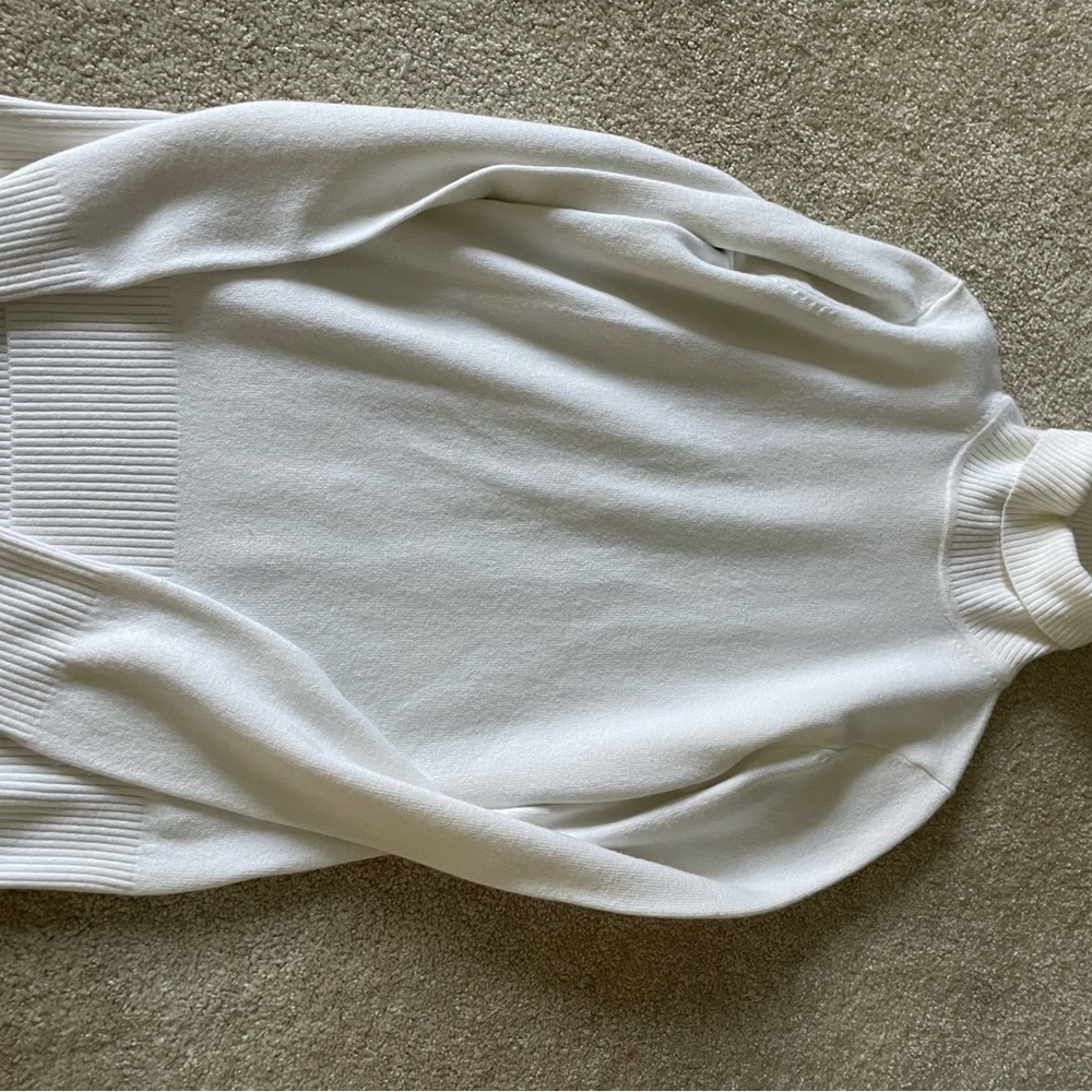French Connection Cream Turtleneck Sweater